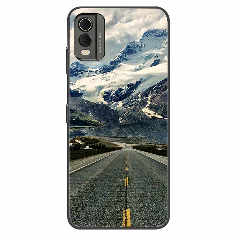 For Nokia C32 Case Shockproof Soft silicone TPU Back Cover For Nokia C32 C 32 Phone Cases NokiaC32 Cute Cartoon Fundas Shells