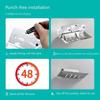 Soap Dish Tray Soap Holder Wall-mounted Non-porous Drain Soap Dish For Holding Soaps Household Bathroom Portable Soaps Dishes