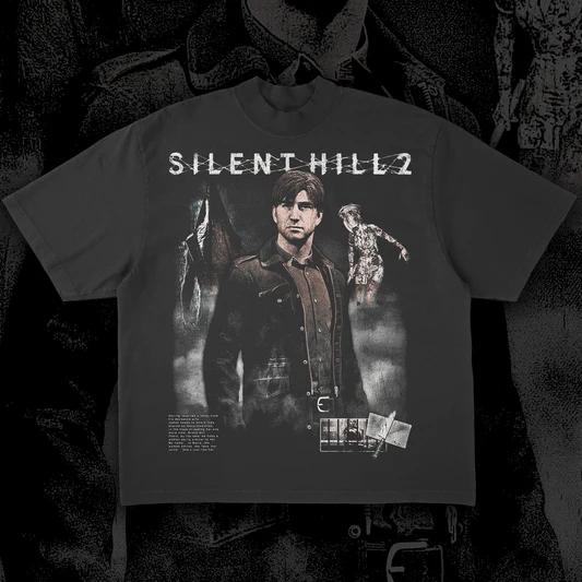 Tshirt Classic Game Silent Hill Tee Summer Casual Oversized Yk Hip Hop Short Sleeves Unisex Womens Clothing Tee