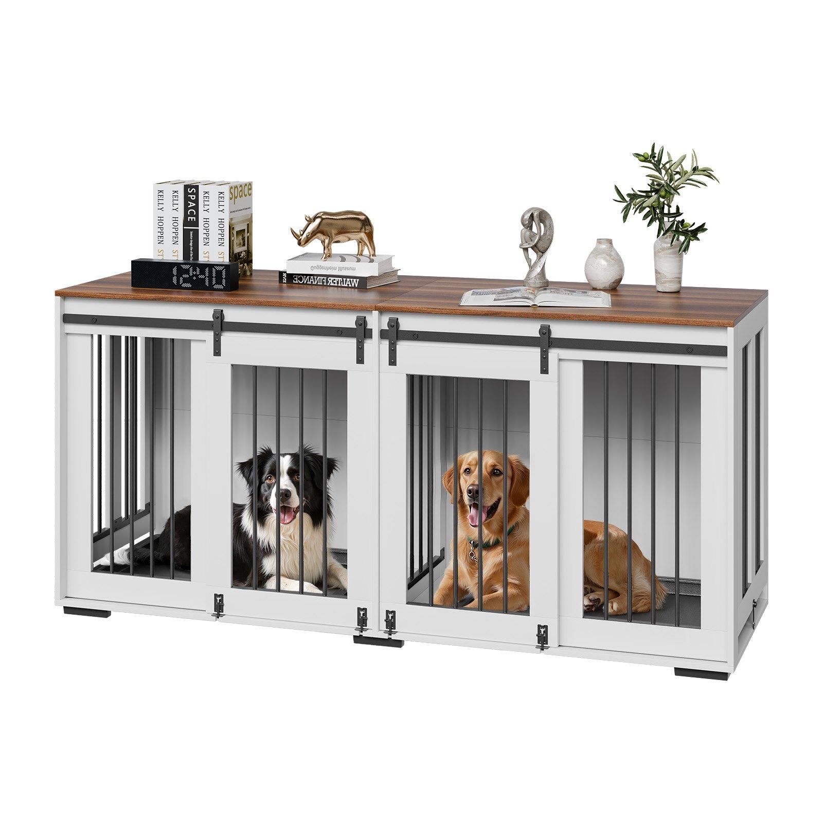 VEVOR 72 Dog Crate Furniture for
