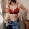 Women's Wireless Padded Bra Set: Adjustable, Push-Up One-Piece for Small Bust