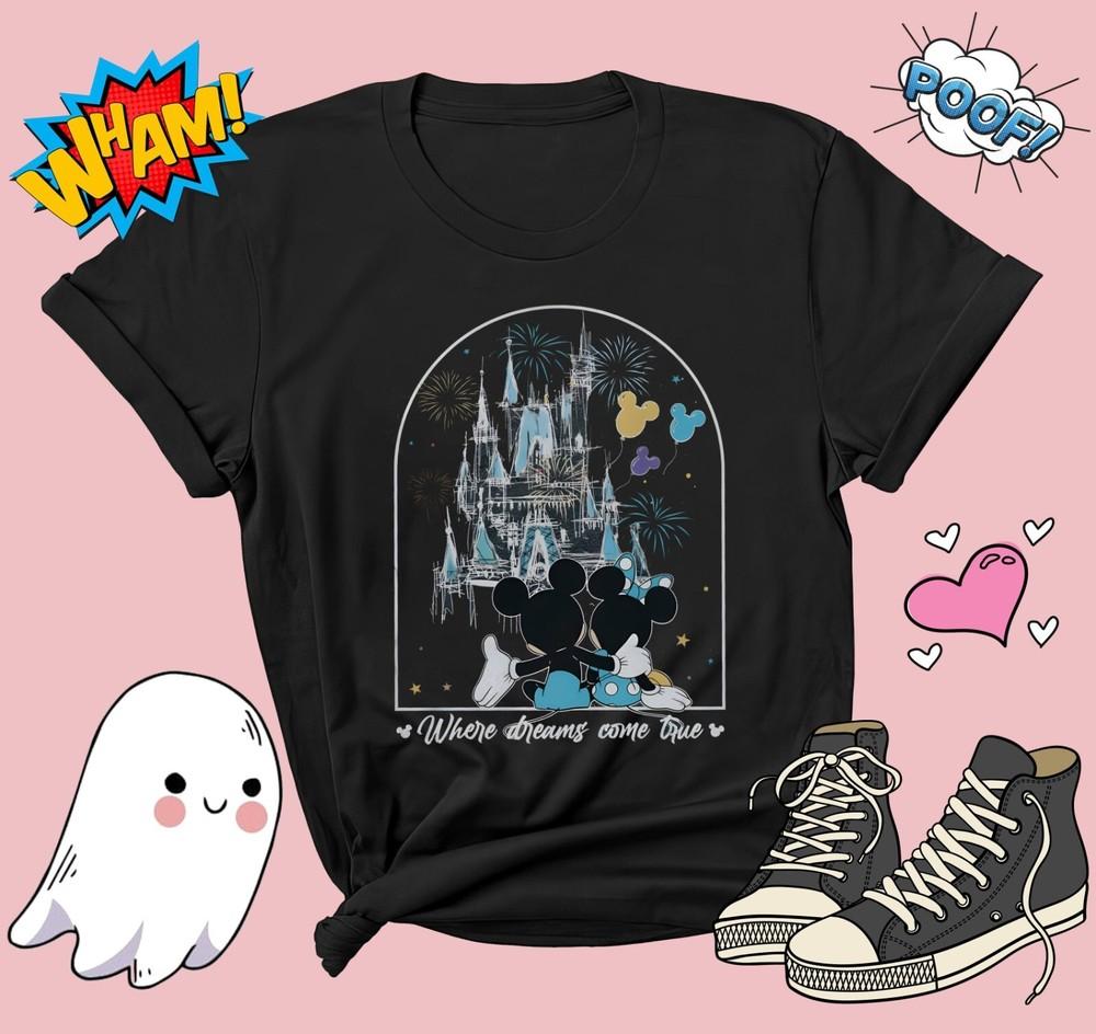 

Mickey And Minnie T-shirt T shirt Men Women Unisex Tshirt G740 2XL