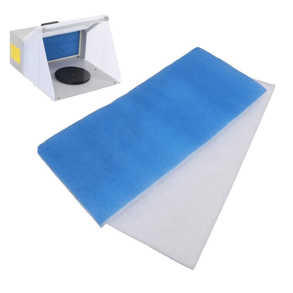2pcs Exhaust System Paint Booth Filter Double Layer Replacement Filter Cotton  For Tent System