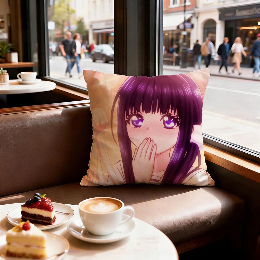 

anime Hanayamata Cushion Cover Decorative Cushion Cushions Covers Cover Sofa 50x50 Pillow 4 Piece 45x45 40x40 Pillowcase 30X30cm