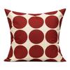 Nordisch Einfach Rotes Geometrisches Leinen Kissenbezug 40*40 Wohnzimmer Sofa Dekoration Kissenhülle 60*60 Heimdekoration 50*50 45*45