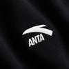 Anta Casual Fashion Trendy Sports Training Couple Knitted Sweatshirt Men sweatshirt Black 952538715-2