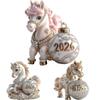 Подвеска на елку «Белая лошадь» Мультяшное украшение на рождественскую елку Новогодний подарок