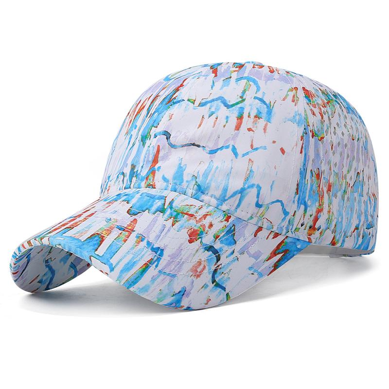 Pattern Retro Baseball Cap Unisex Sunshade Outdoor Cap