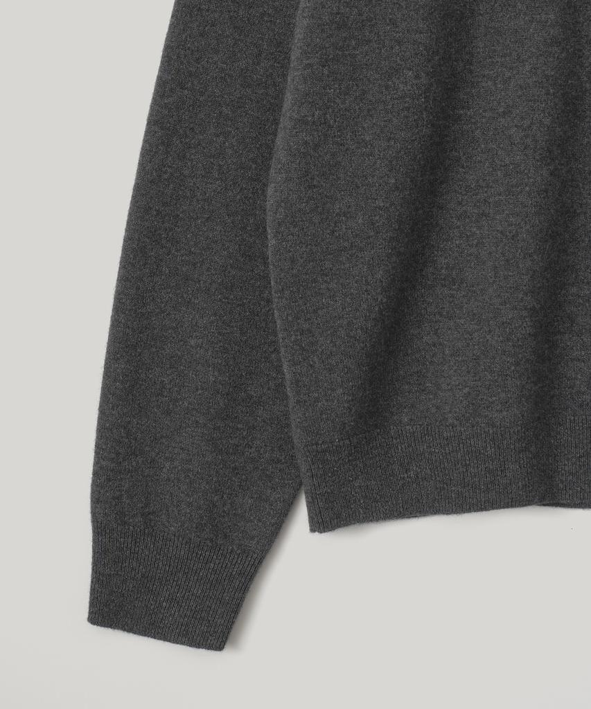 ANOTHER OFFICE Ensemble Cashmere Knit (Charcoal)