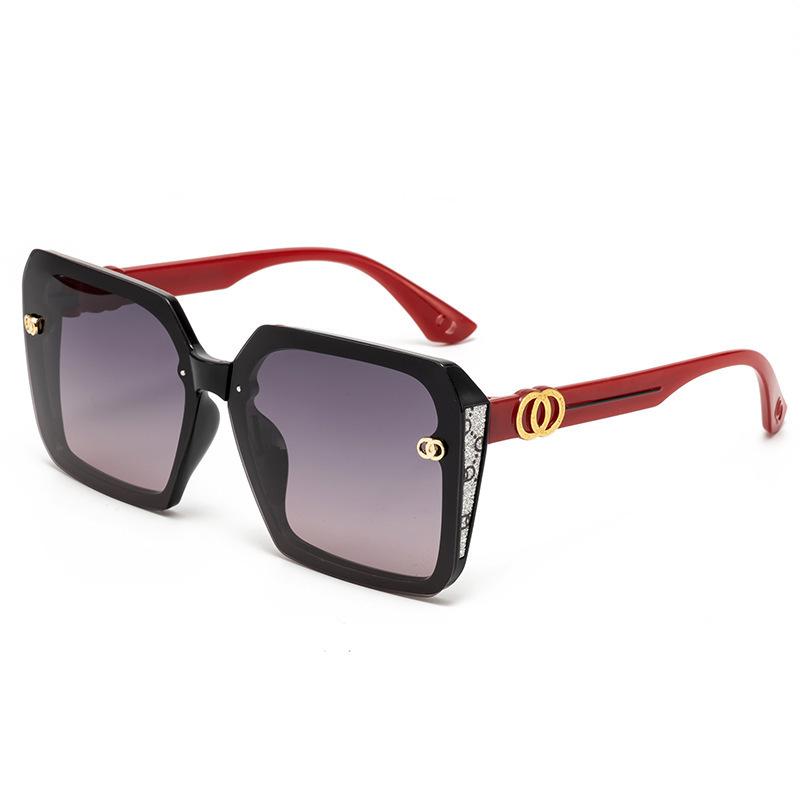 BMW New Arrivalaccessible Luxury Uv Square Frame Women's Sunglasses Uv Protection Polarized Sunglasses Sun Protection Elegant Big Face Slimming Look