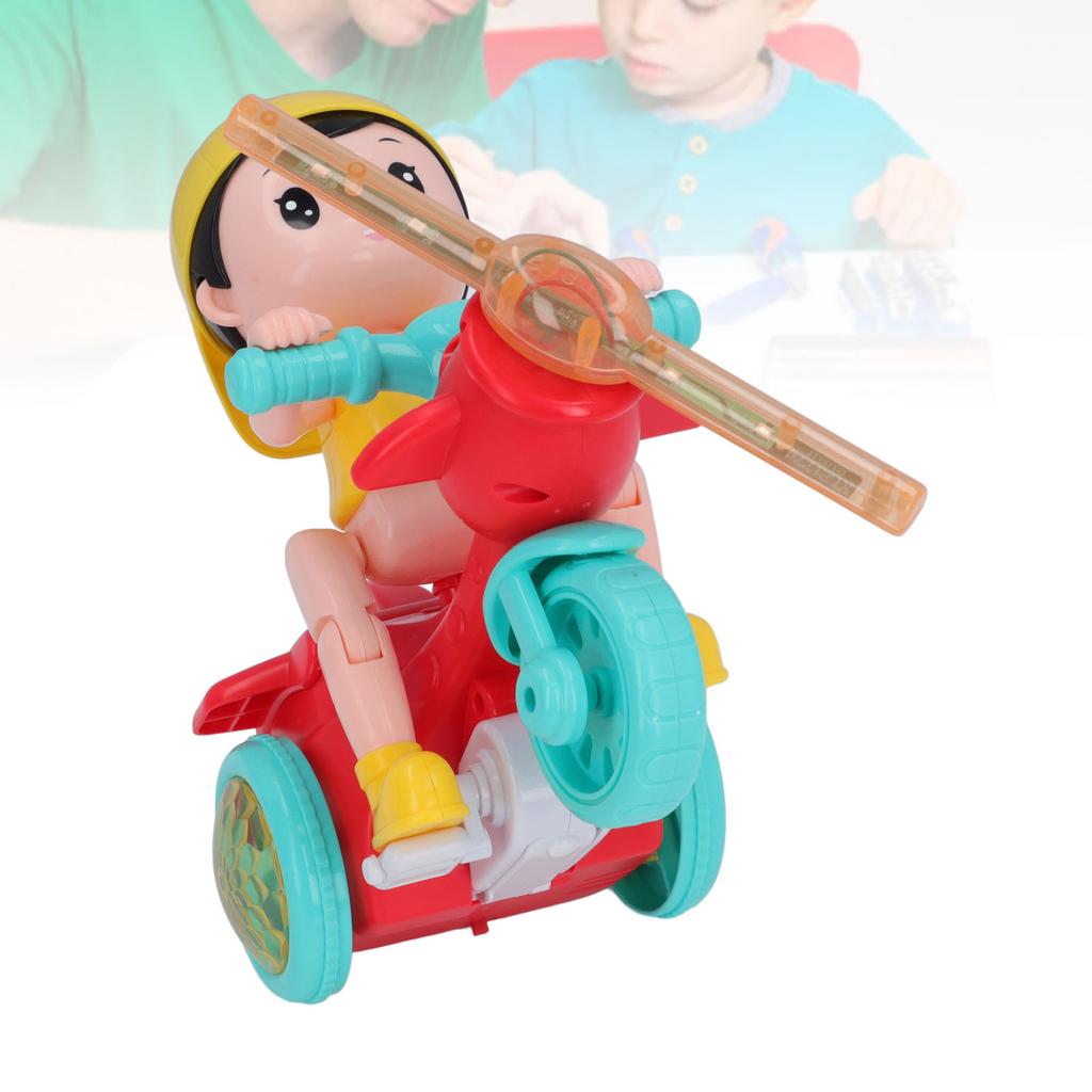 Electric Tricycle Toy Cool Light Dynamic Music Removable Cute Look Trike Musical Toy for Baby Toddlers