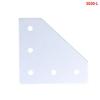1Pcs T/L Type 5 Hole Joint Board Plate Corner Angle Bracket Connection Joint Strip For 2020 3030 4040 Aluminum Profile