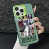 Funda de Teléfono para iPhone 17 Air 16 16e 15 14 Plus 13 12 11 Pro Max X Xs XR 8 Cantante Chica T-Taylors Colorida Plata Cubierta Dura