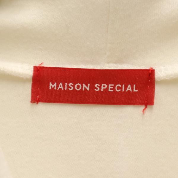 MAISON SPECIAL Primeover Cardboard Knit Sweatshirts white unisex Men's Used