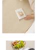 Cream Solid Color Anti-Scratch Bedroom Carpet - Thick Woven Imitation Sisal Floor Mat for Photography & Sound Insulation