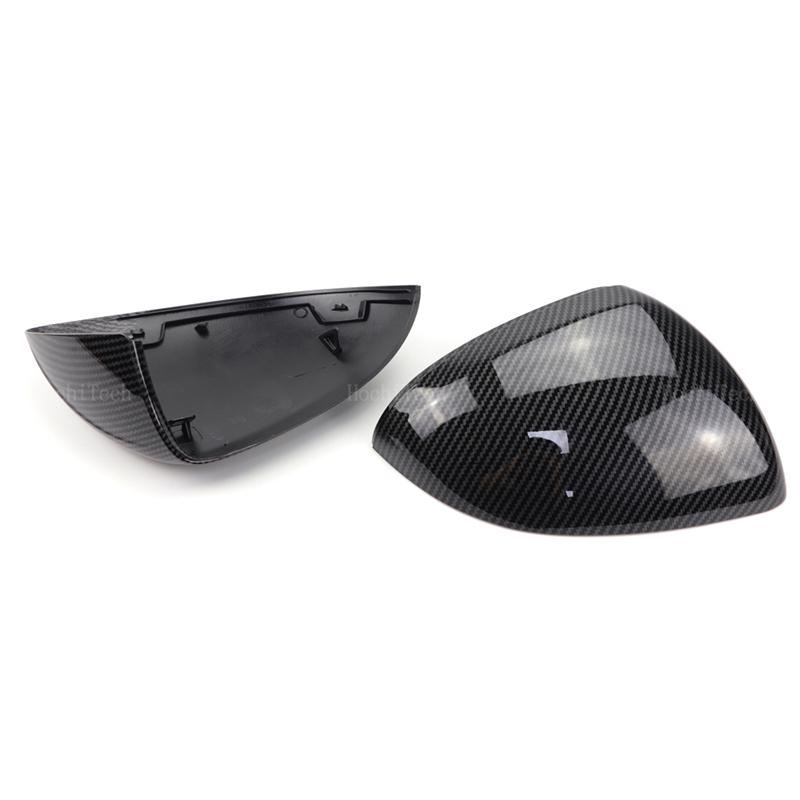 For Mercedes C E S GLC Class W206 X206 S206 X254 W214 W223 EQE EQS AMG Black Carbon Look Rear View Mirror Case Cover Accessories