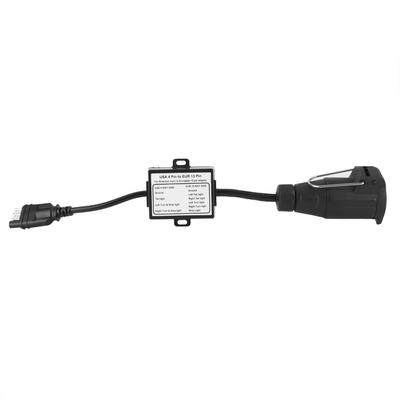 Trailer Connector US 4Pin Flat Plug To EU 13Pin Portable Trailer Light Circuit Wiring Converter