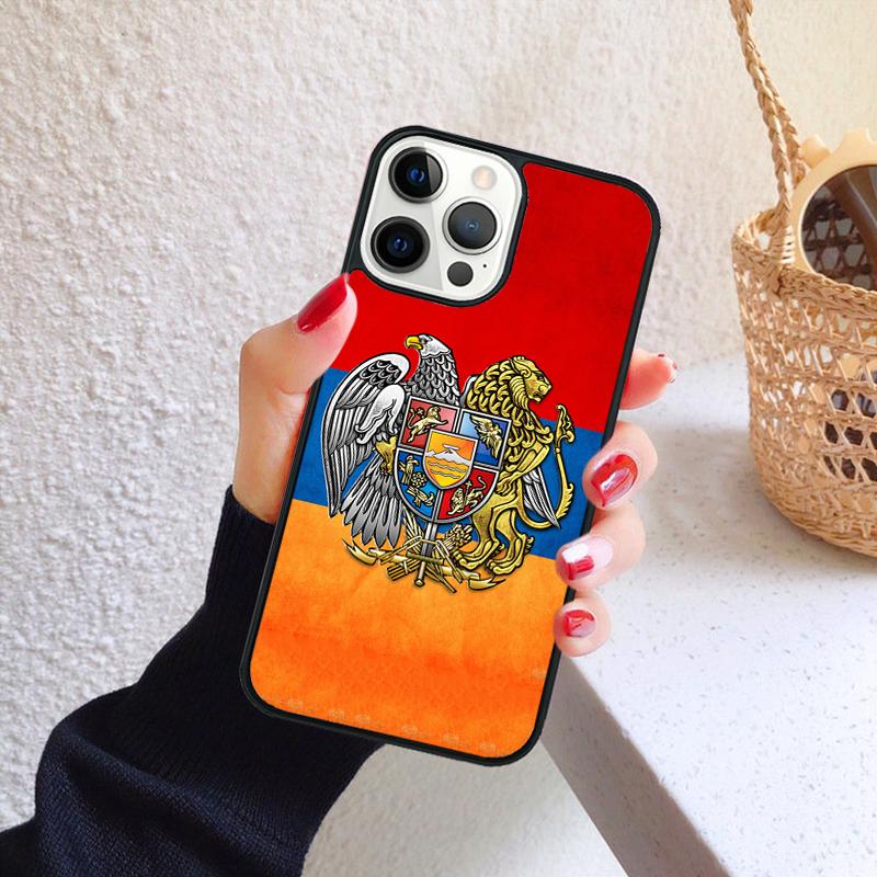 Armenia Coat Of Arms Flag Phone Case for iPhone 17 Air 16 PRO MAX 15 14 PLUS 11 12 13 Back Cover Fundas Shell