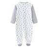 LEYAN Baby-Strampler, Langarm-Strampler, Schlafanzug, Neugeborenenkleidung, 2-teiliges Set, Niedliche Frontöffnung, Babyparty-Geschenk, Alle Jahreszeiten, 0-12 Monate