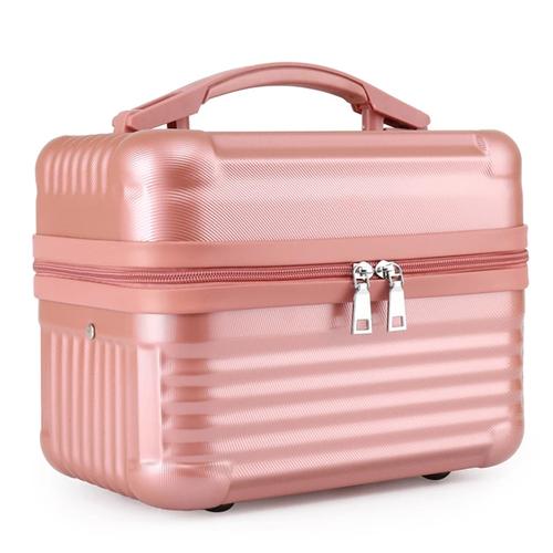 Large Capacity Portable Makeup Bag, Multifunctional Organizer Toiletry Travel Bag Handheld Cosmetic Case