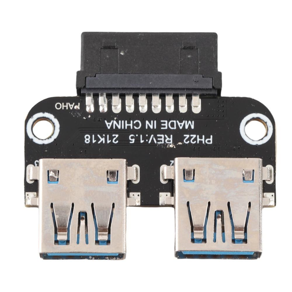 

Plug and Play USB Extension Adapter Dual Port Dual USB 3.0 Port Adapter Internal Expansion