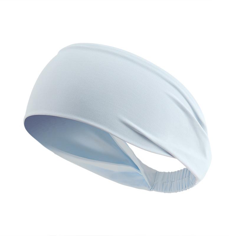 

Hair Bands Fashion Yoga Sports headband Running Sports Headband Women Solid Color Headwear Hair Accessories небо синє кольору