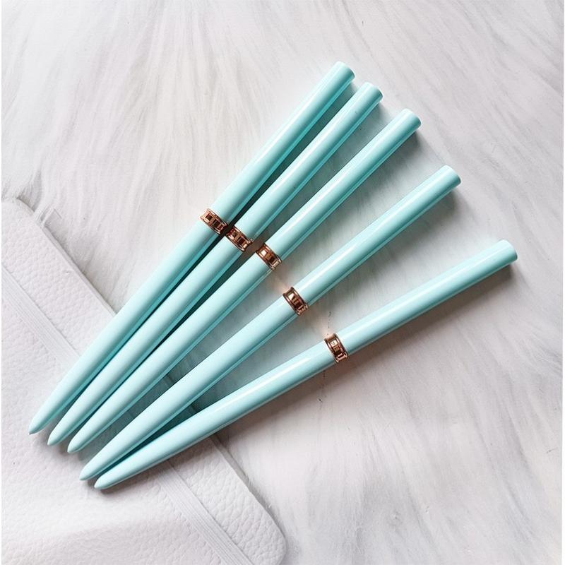 Pluma Pincel para Uñas 5 uds/set Set de Pinceles Liner para Uñas Larga Raya Dibujo Profesional