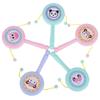 1 Stück Cartoon Tier Rassel Trommel Drehspielzeug Baby Früherziehung Rasselspielzeug Kinderspielzeug