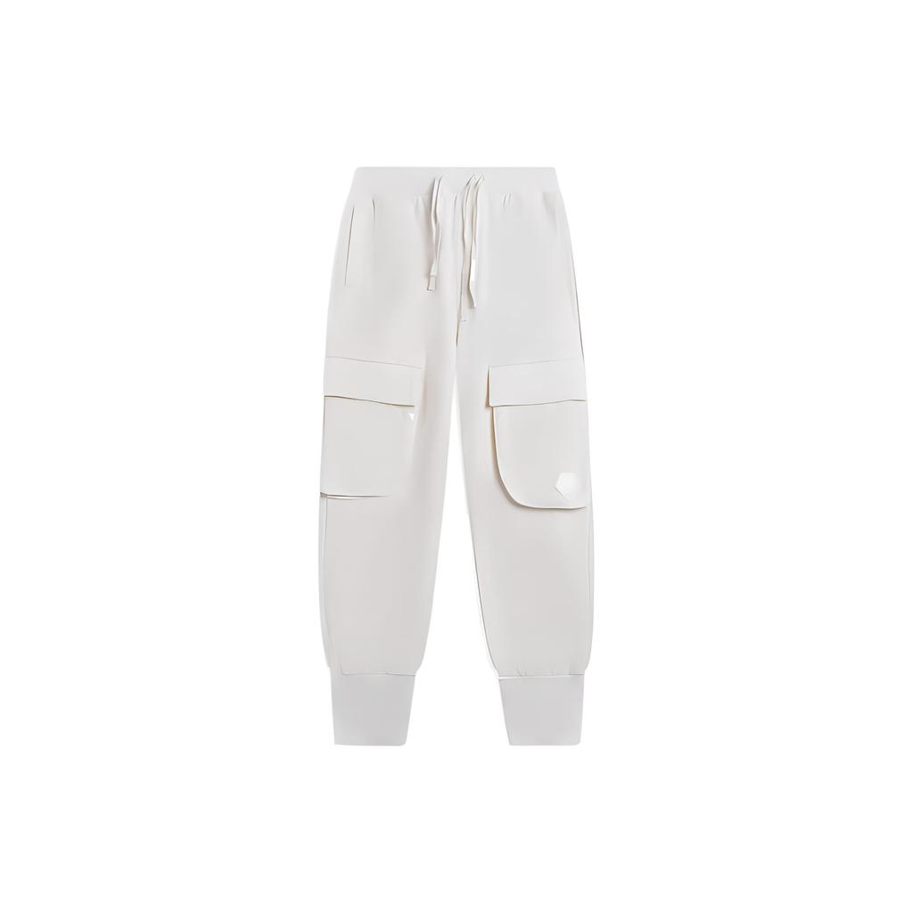 Li Ning Li Ning X Jackie Chan Knitted Sweatpants Men's Ecru AKLSC21-2