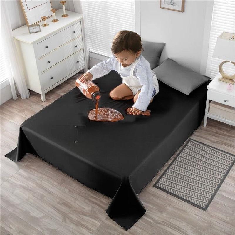 BDSM Lubricant Waterproof Adult Sex Bed Sheets Couple SM Slave Oil Massage Wax Resist Reusable Bed Cover Wetplay Sex Tool