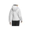 Adidas FW24 Goose Down Woven Baffle Comfortable Hooded Zipper Duck Down Jacket Women Jackets Light-Gray IT8693