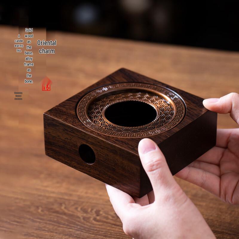 Wooden Candle Tea Warmer