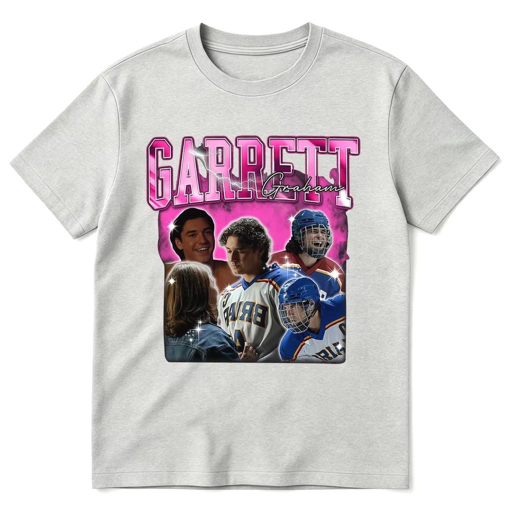 2026 Sommer Heißer Verkauf Außerhalb des Campus Garrett Graham Grafik T-Shirts Briar University Eishockey T-Shirt Unisex Lässig Outdoor Baumwoll-T-Shirt