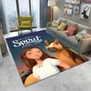 Cartoon Spirit Riding Free Horses 3D Carpet Rug for Home Living Room Bedroom Sofa Doormat Decor,kid  Area Rug Non-slip Floor Mat