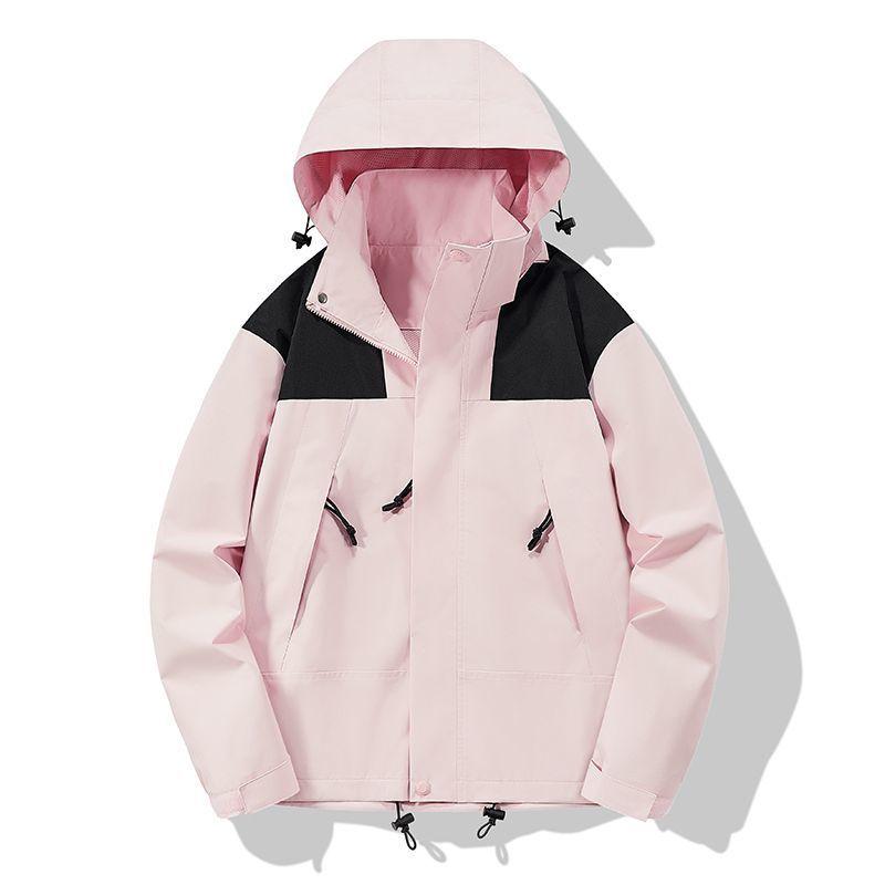 New Style Three-in-one Jacket for Men and Women, Detachable Autumn and Winter Outdoor Mountaineering Clothing, Windproof Jacket