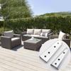 Office Lazy Sofa Furniture Parts Metal Connector for Rest 12cm