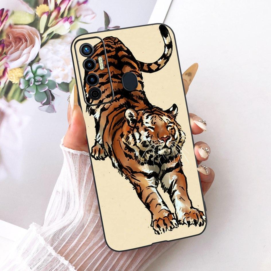 Stoßfeste Hülle für Tecno Camon 17 Pro 17P Hülle CG7 CG7n CG8 CG8h Niedliche Cartoon Weiche Schale für Tecno Camon 17 CG6 CG6j Rückseite
