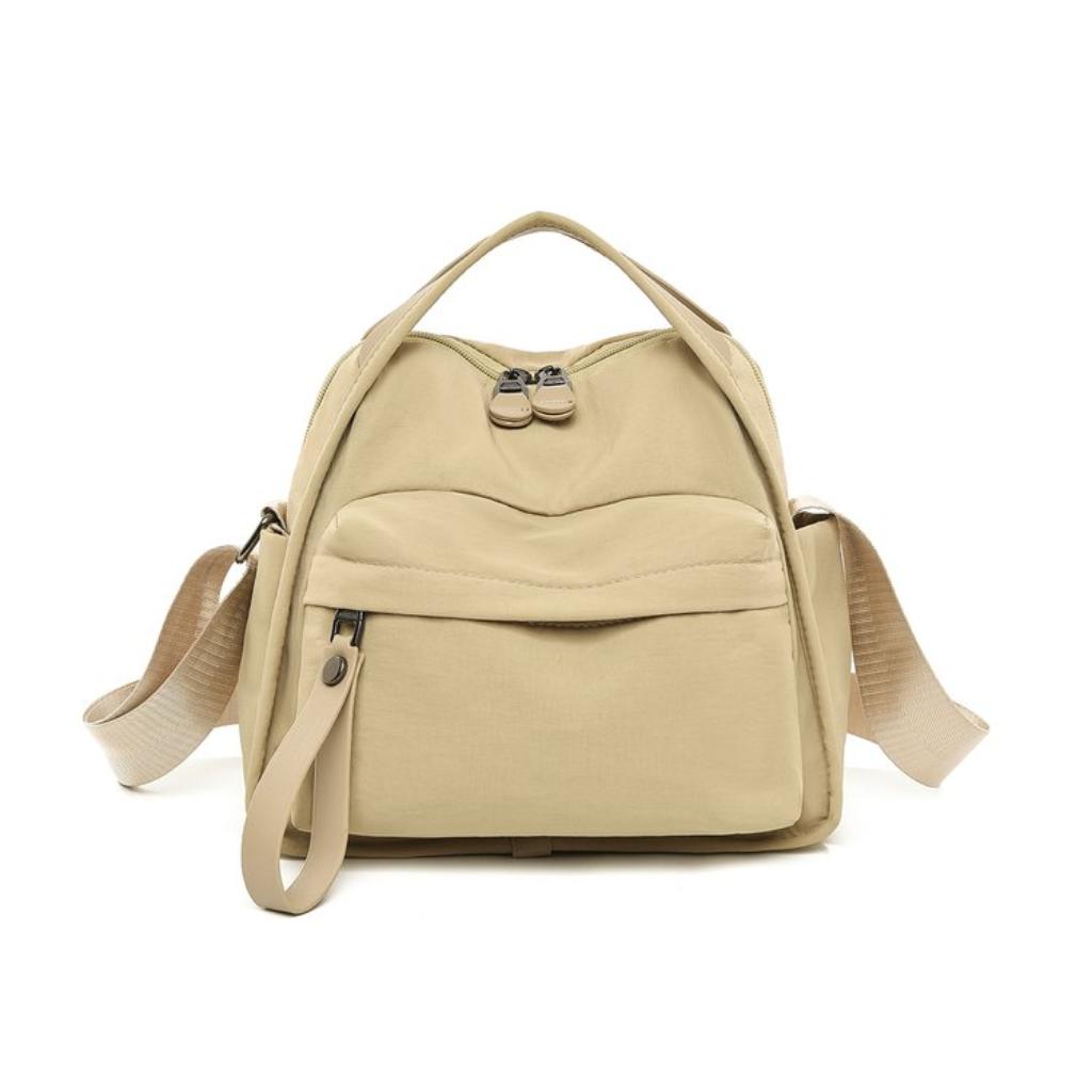 Shoulder Bag Women Nylon Multi Pocket Adjustable Strap for Daily Office