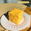 Großer Käse Quetschspielzeug Dehnbar Jumbo Fidget Squishy Käse zur Stressbewältigung Kinderspielzeug Heimdekoration Angst Geschenk