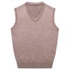 Woodpecker Men's V-neck Knitted Sleeveless Vest for Autumn and Winter