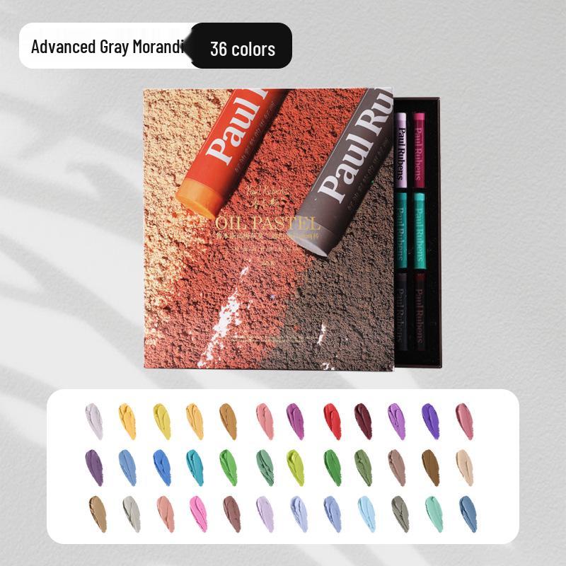 Rubens Washable Oil Pastels for Children: Soft Crayons in 24, 36 Heavy, and 48 Macaron Colors