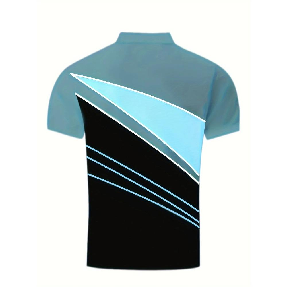 The New Men's POLO Shirt for Summer 2025 Is Breathable Lightweight Casual and Fashionable with 3D Printing