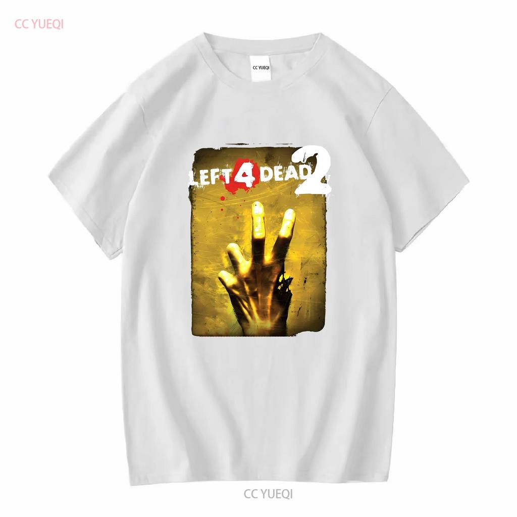Left 4 Dead 2 Black T Shirt 2009 Valve Corporation L The Core vintage Washed Top For Everyday Wear streetwear graphic Casual