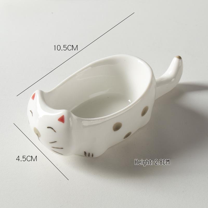 Kreative Cartoon Geprägte Keramik Saucenschale - Mini Niedliche Hot Pot Dipping- & Snackschale