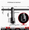 Vertical Lathe Chuck Wrench Key & Square Tool Holder - Extended Hardened (Sizes: 8, 10, 12, 13, 14, 17, 19)