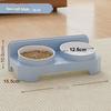Simple Pet Food and Water Bowl Set Anti-Splash Cat Bowl Dog Bowl for Cats and Pets