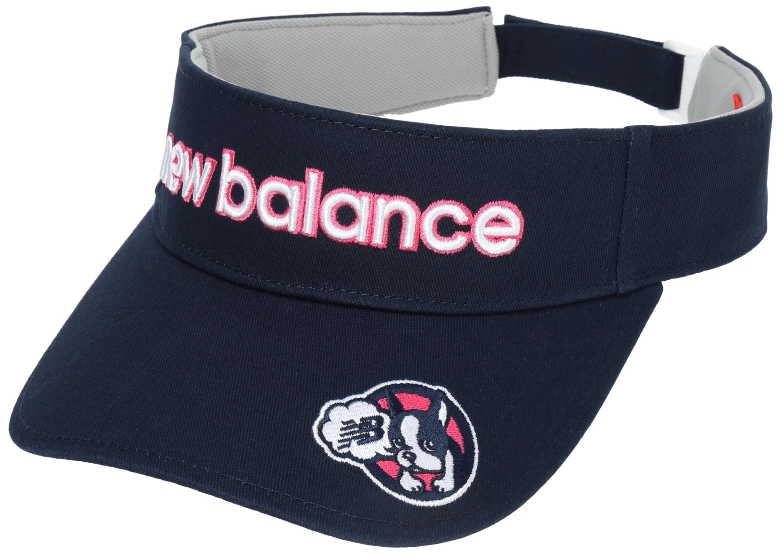 

Golf Continuing Standard Product Sun Visor Terrier FR [New Balance] Women s (Boston Pattern/Size Adjustable) / 012-4987507 120_Navy