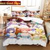 3D Anime Kawaii Girl World Dai Star Bedding Set Printed single Comforter Quilt Duvet Cover Pillow Case 3 Pieces Kids Adult Size