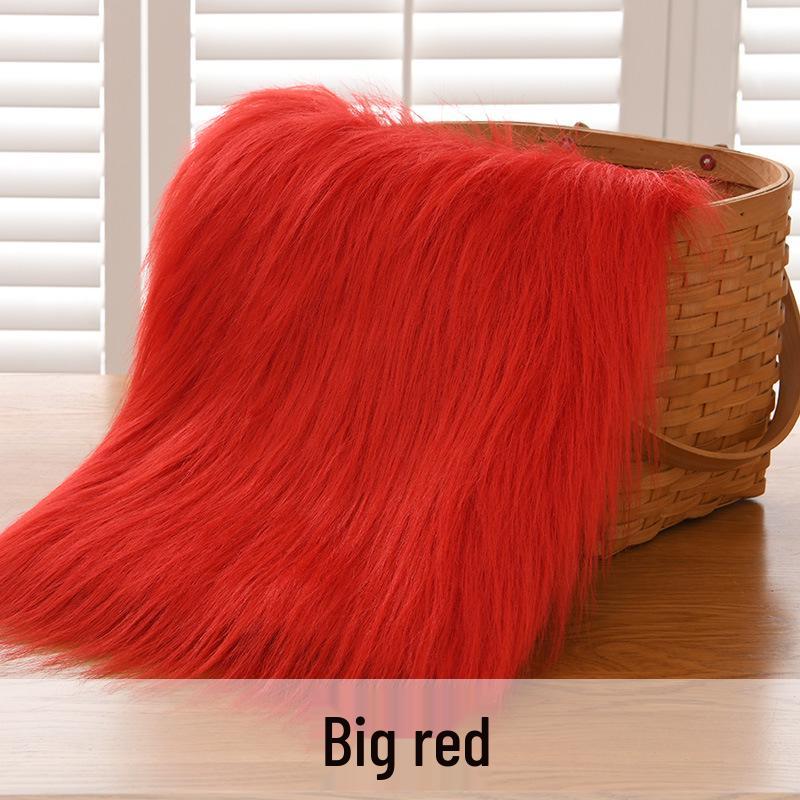 

Тканина штучного хутра з довгим ворсом 12 см для косплею та іграшок фурсьюту 50x50cm