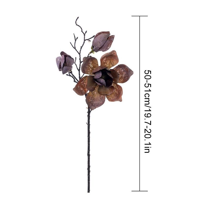 1PC Artificial Flowers Large Orchid Flowers Real Touch Wedding Party Decor Luxury Magnolia Branch Elegant Fake Flower